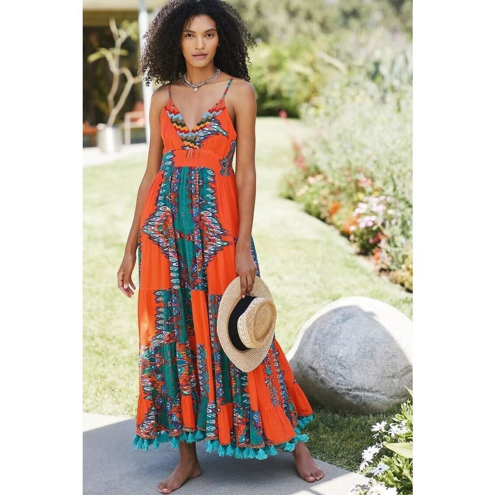 Anthropologie Barok Maxi Dress - Picture 1 of 9